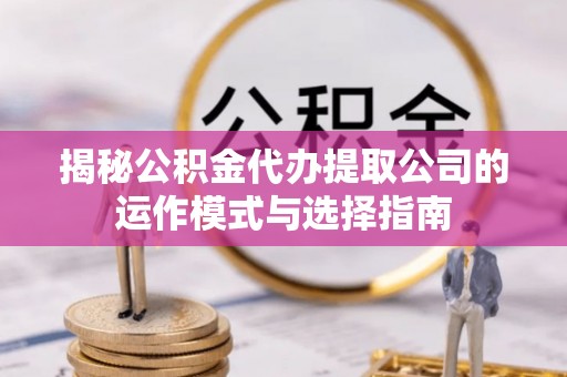 宜良揭秘公积金代办提取公司的运作模式与选择指南