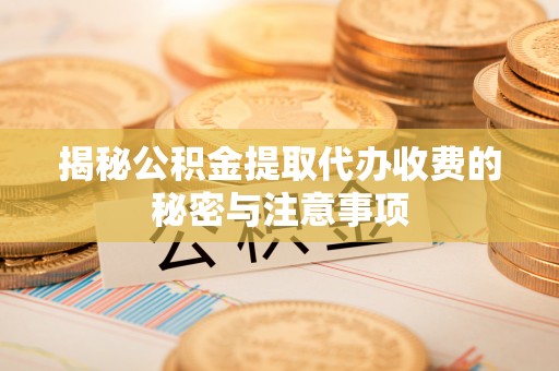 宜良揭秘公积金提取代办收费的秘密与注意事项