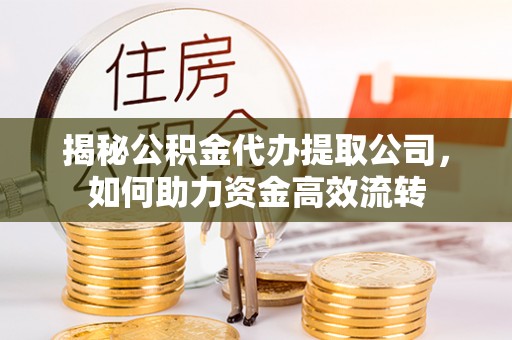 宜良揭秘公积金代办提取公司，如何助力资金高效流转