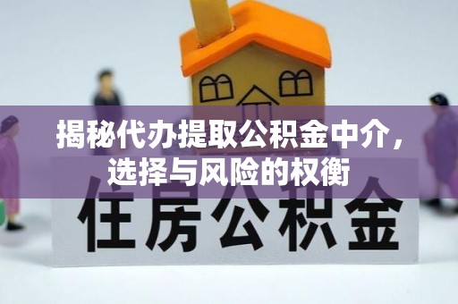 宜良揭秘代办提取公积金中介，选择与风险的权衡