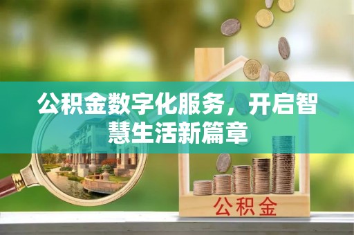 宜良公积金数字化服务，开启智慧生活新篇章