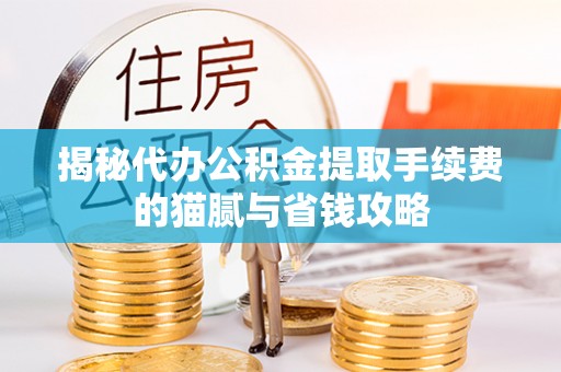 宜良揭秘代办公积金提取手续费的猫腻与省钱攻略