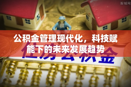 宜良公积金管理现代化，科技赋能下的未来发展趋势