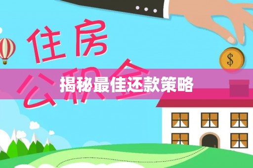 宜良揭秘最佳还款策略
